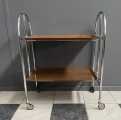 Chariot de service pliable par Bremshey & Co années 1970