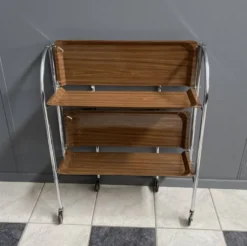 Chariot de service pliable par Bremshey & Co années 1970