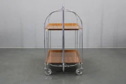 Chariot de service pliant des années 70, Italie.