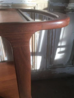 Chariot desserte scandinave en teck années 50/60