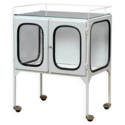 Chariot d'hôpital vintage, années 1970