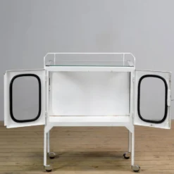 Chariot d'hôpital vintage, années 1970