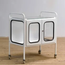 Chariot d'hôpital vintage, années 1970