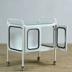 Chariot d'hôpital vintage, années 1970