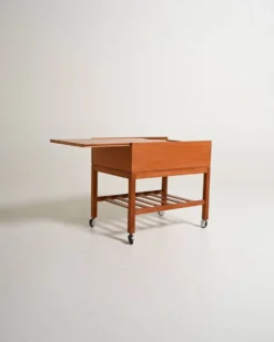 Chariot en teck danois, années 1960/70.