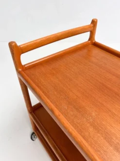 Chariot en teck par Andersen pour Silkeborg, années 1960.