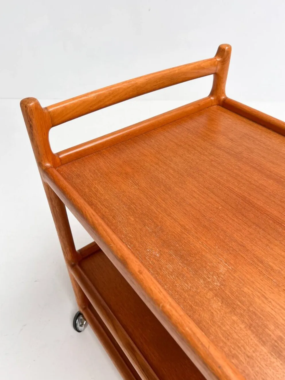 Chariot en teck par Andersen pour Silkeborg, années 1960.