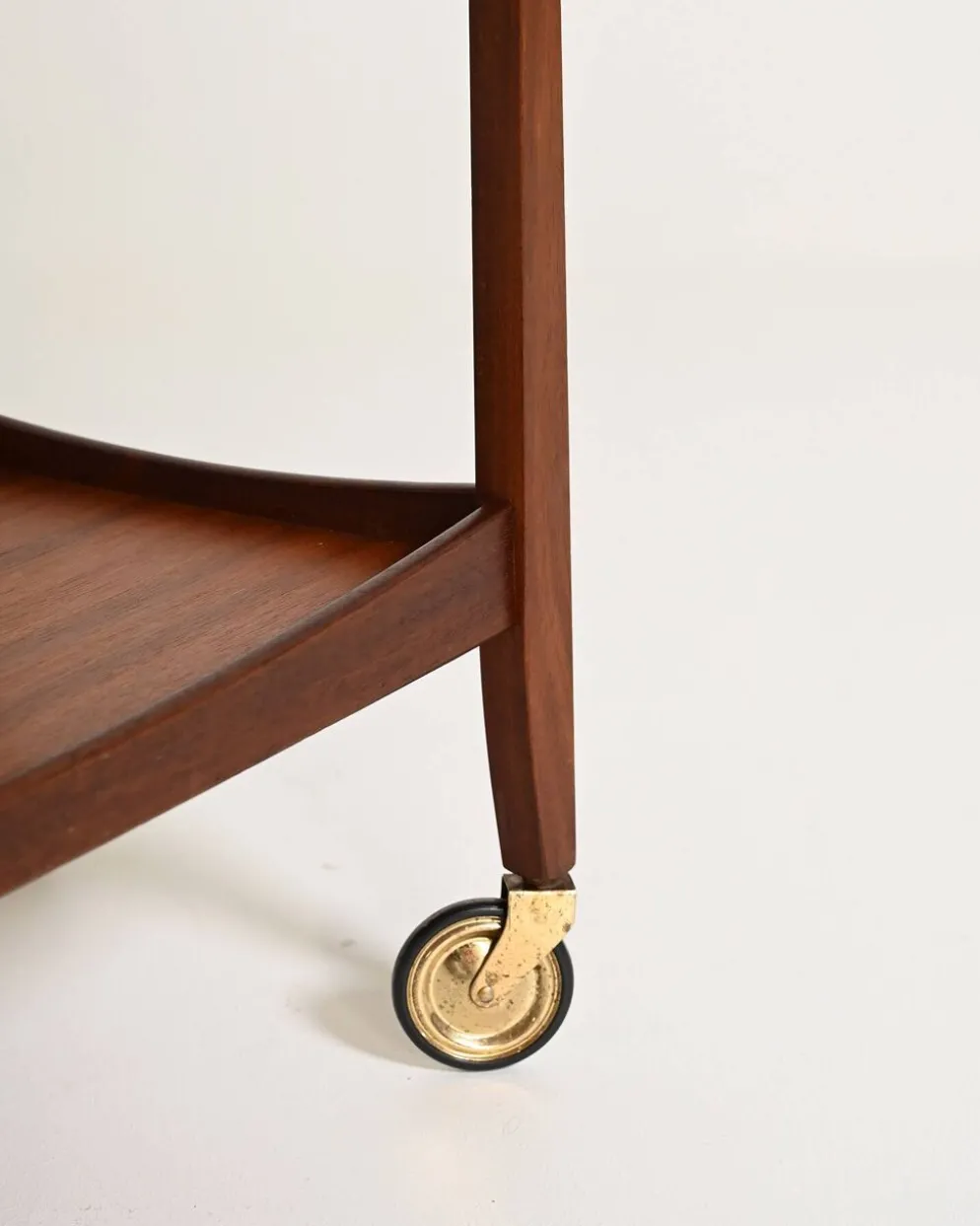 Chariot en teck scandinave, années 1960