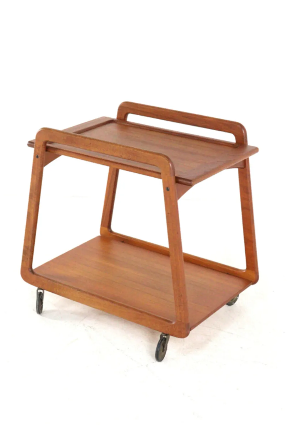 Chariot Sika mobler 'Knebel' avec plateau réversible - design danois en teck