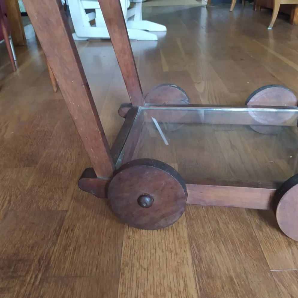 Chariot à thé moderniste des années 30 pays bas