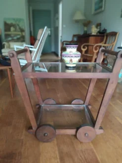 Chariot à thé moderniste des années 30 pays bas