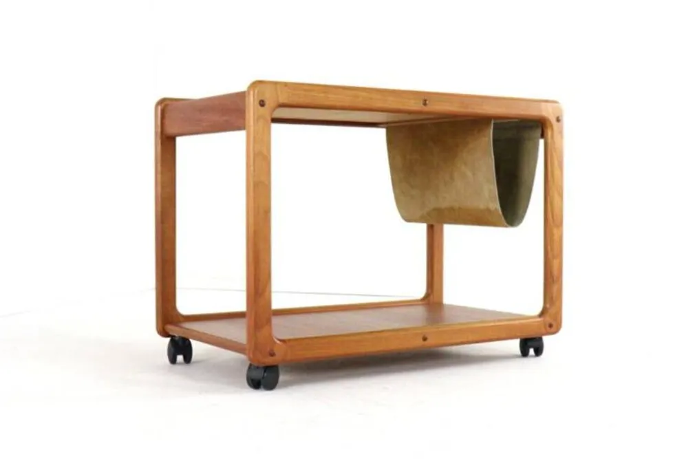 Chariot Vildbjerg Møbelfabrik avec porte-revues