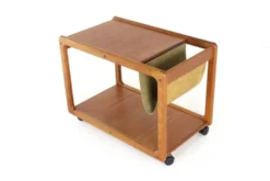 Chariot Vildbjerg Møbelfabrik avec porte-revues