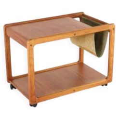 Chariot Vildbjerg Møbelfabrik avec porte-revues