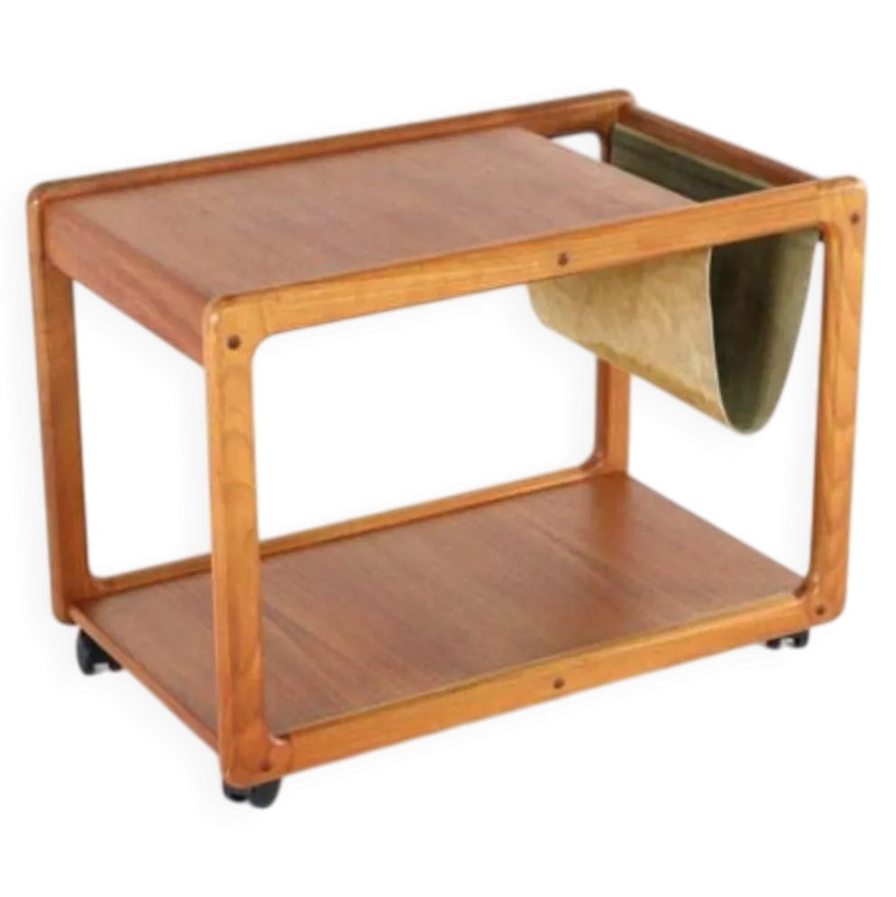 Chariot Vildbjerg Møbelfabrik avec porte-revues