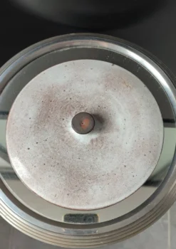 Chaudron soupière en céramique La Hulotte , Ateliers Pierlot , Ratilly