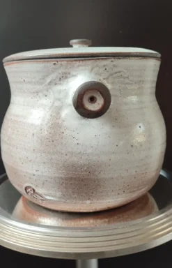 Chaudron soupière en céramique La Hulotte , Ateliers Pierlot , Ratilly