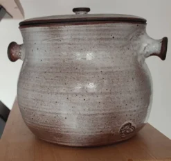 Chaudron soupière en céramique La Hulotte , Ateliers Pierlot , Ratilly