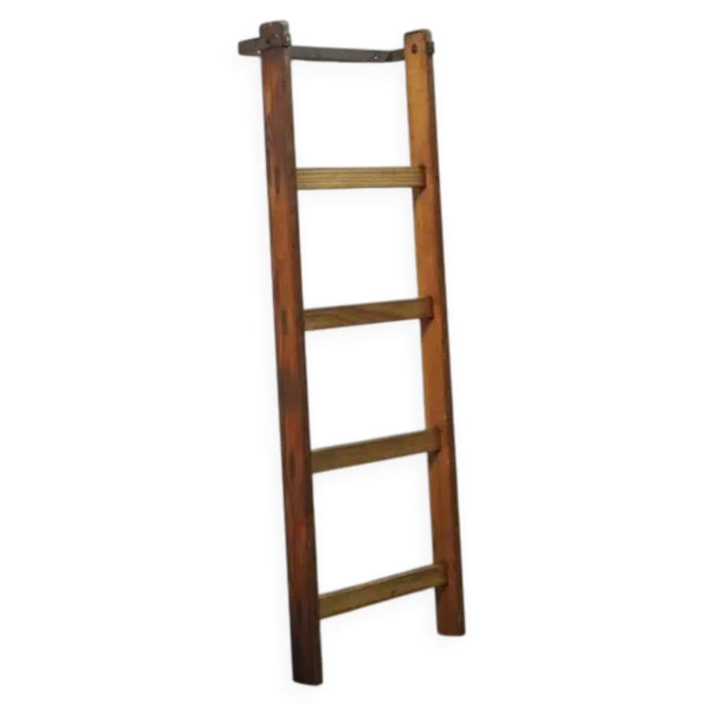 Échelle d'escalade en pin vintage