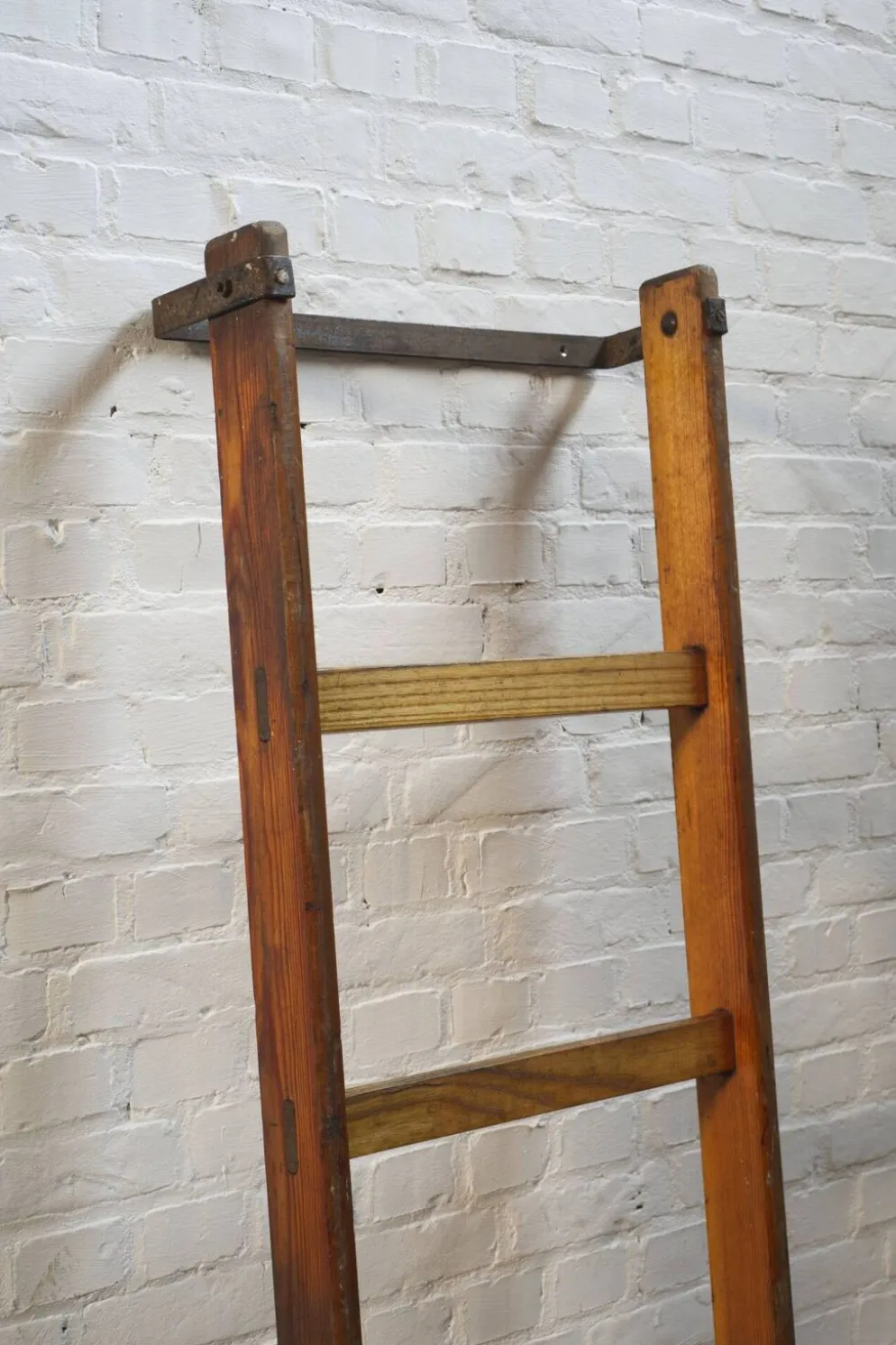 Échelle d'escalade en pin vintage