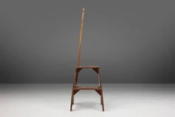 Échelle en bois industrielle, France vers 1900
