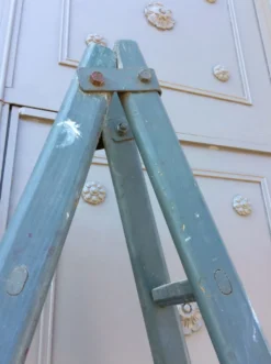 Échelle vintage bois 1900
