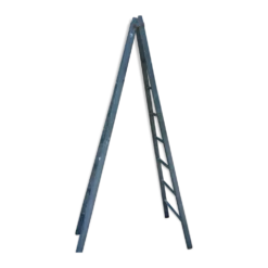 Échelle vintage bois 1900