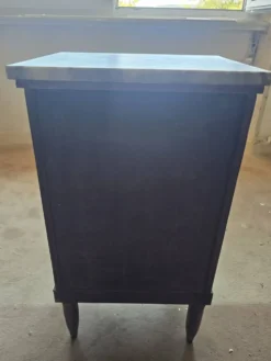 Chevet ancien style Empire avec plateau marbre