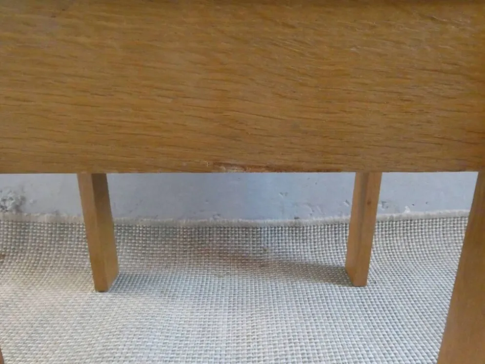 Chevet en bois clair des années 60
