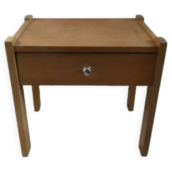 Chevet en bois clair des années 60