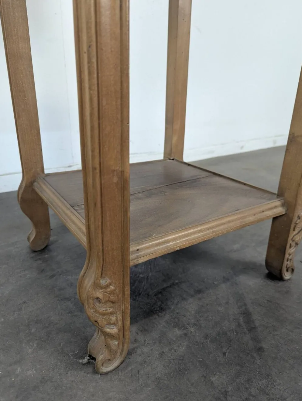 Chevet style Art nouveau plateau marbre griotte