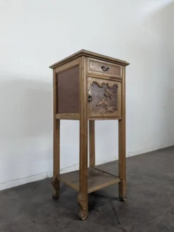 Chevet style Art nouveau plateau marbre griotte