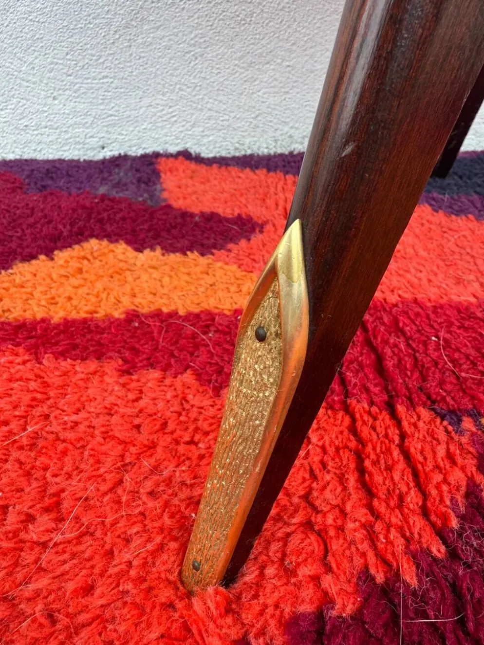 Chevet tripode demi lune années 50
