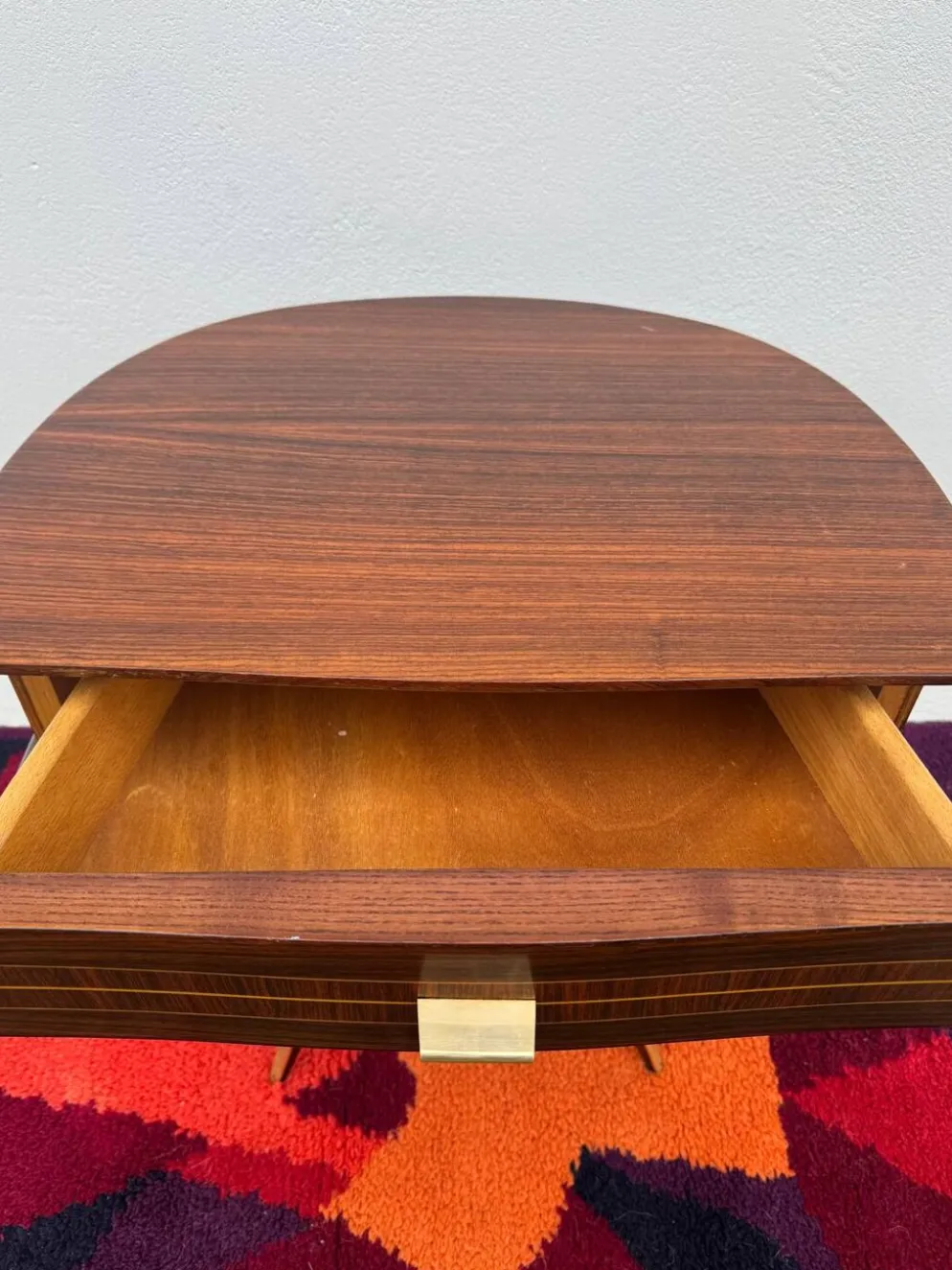 Chevet tripode demi lune années 50