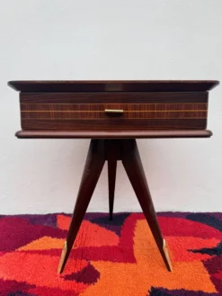 Chevet tripode demi lune années 50