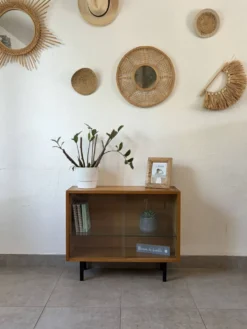 Chialante vitrine / meuble tv vintage des années 60