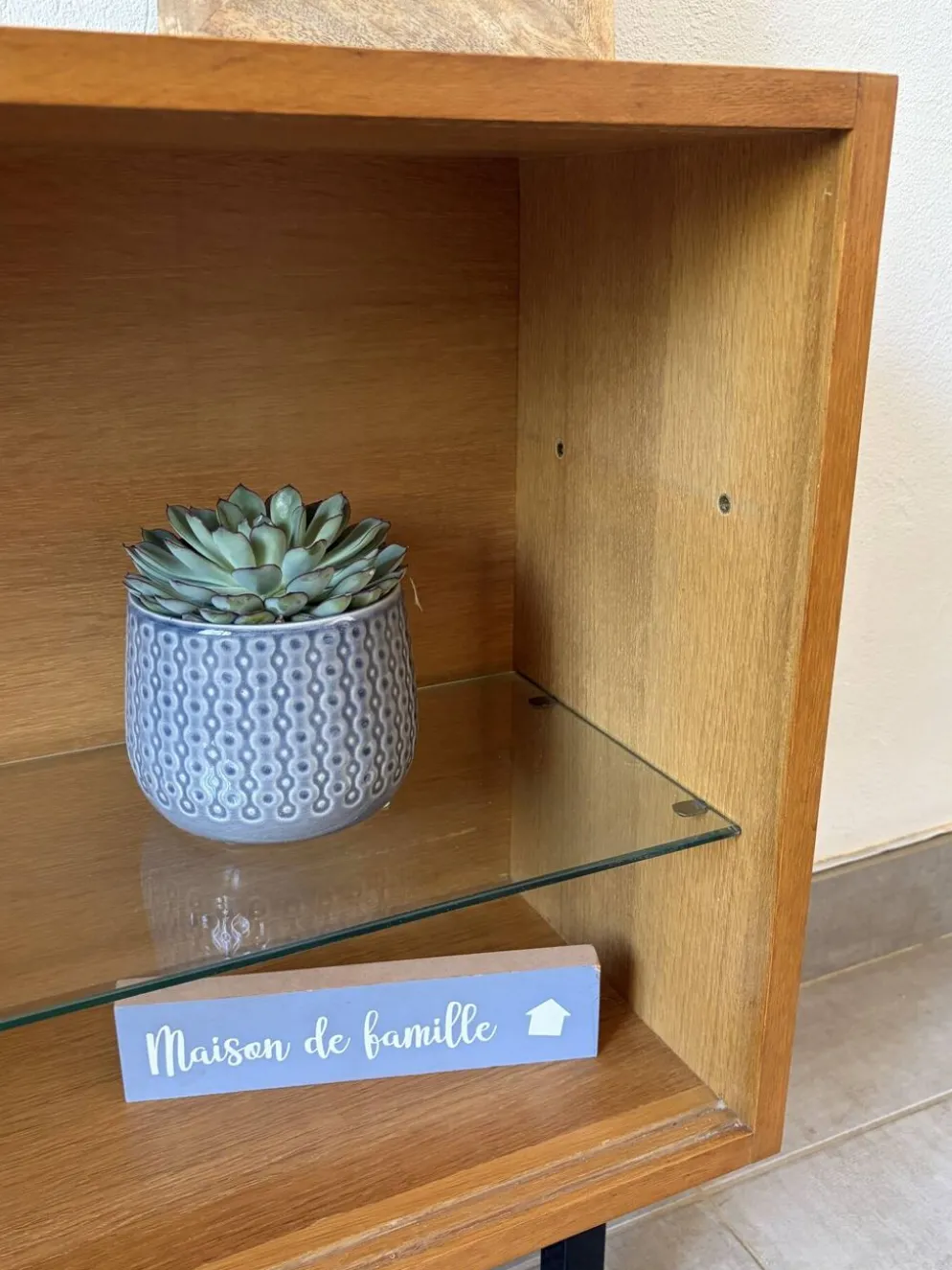 Chialante vitrine / meuble tv vintage des années 60