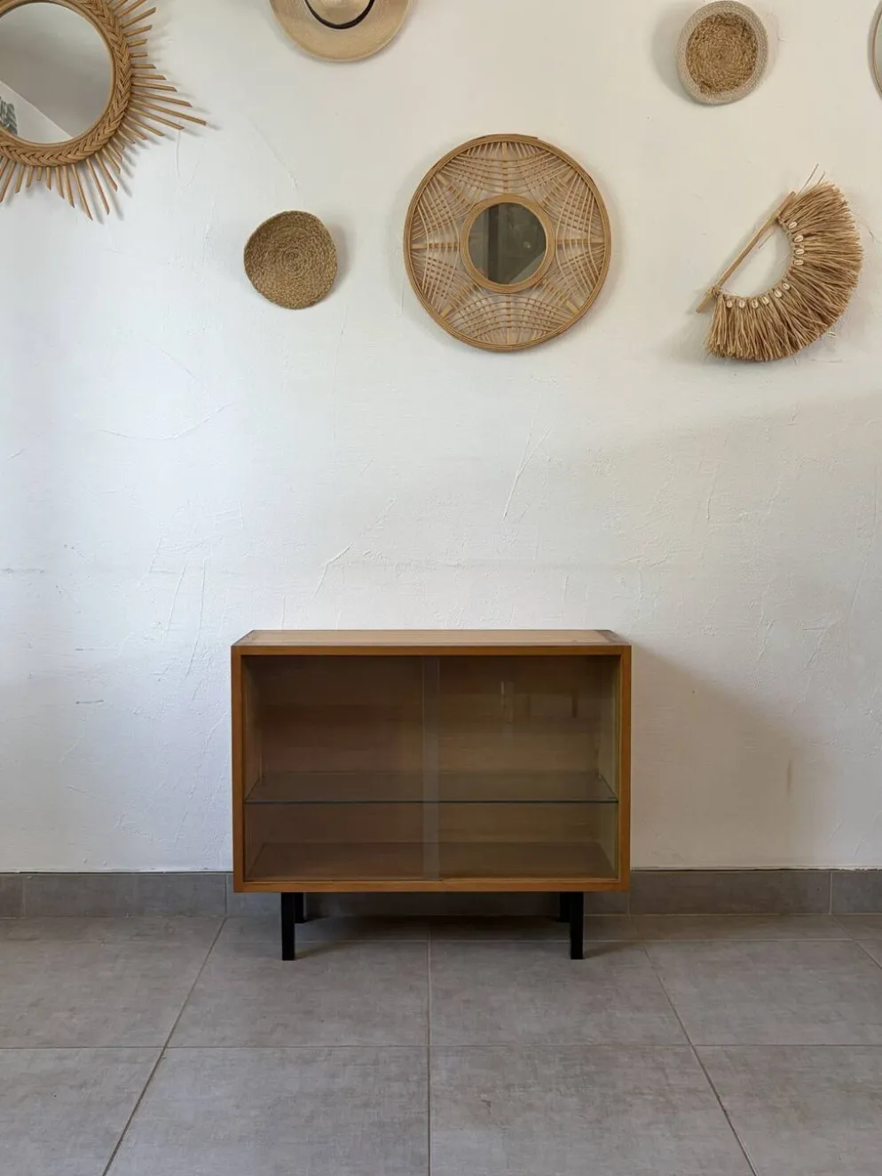 Chialante vitrine / meuble tv vintage des années 60