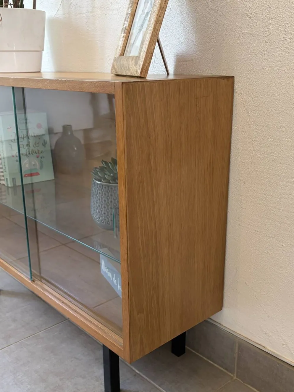 Chialante vitrine / meuble tv vintage des années 60