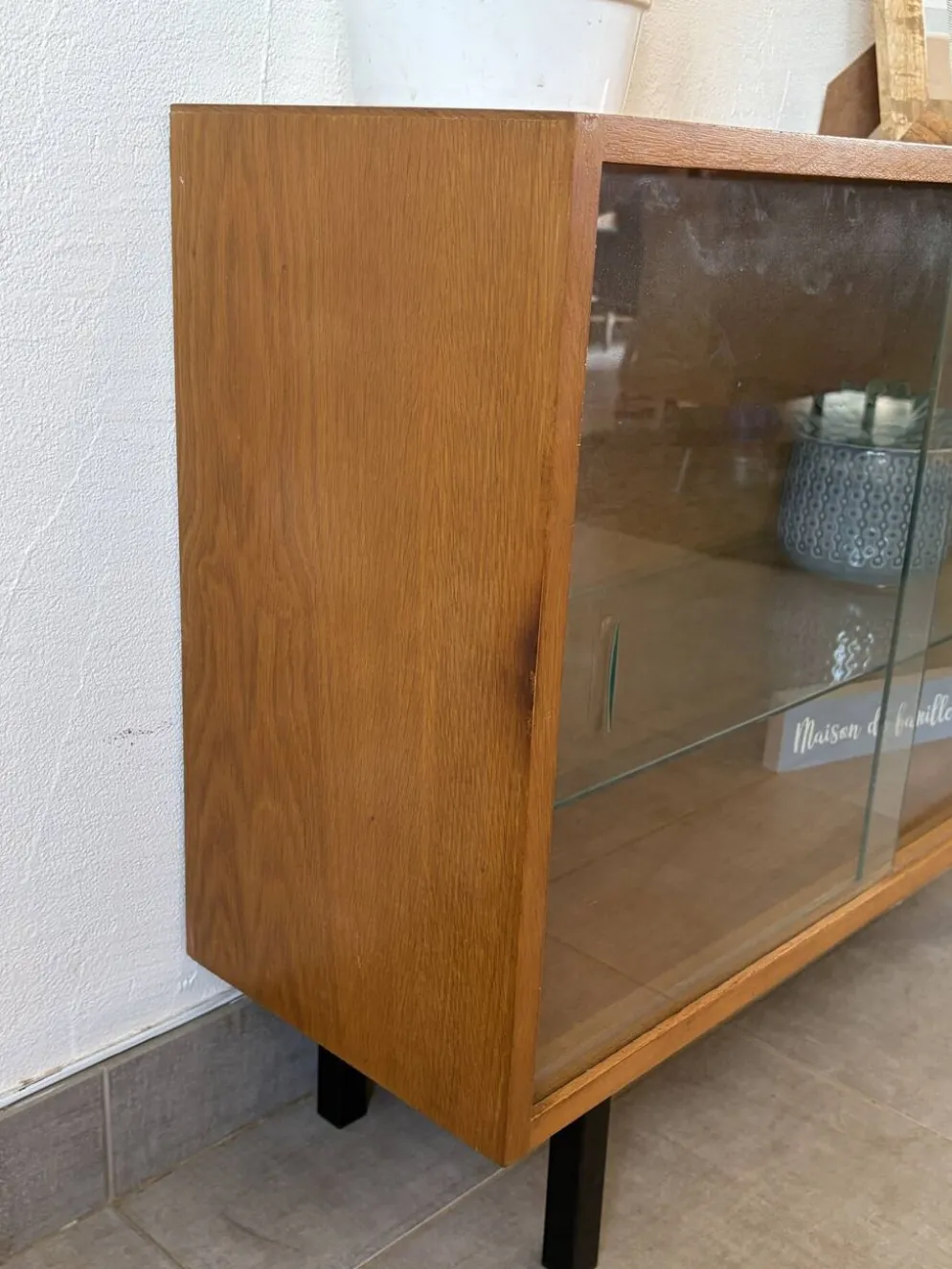 Chialante vitrine / meuble tv vintage des années 60