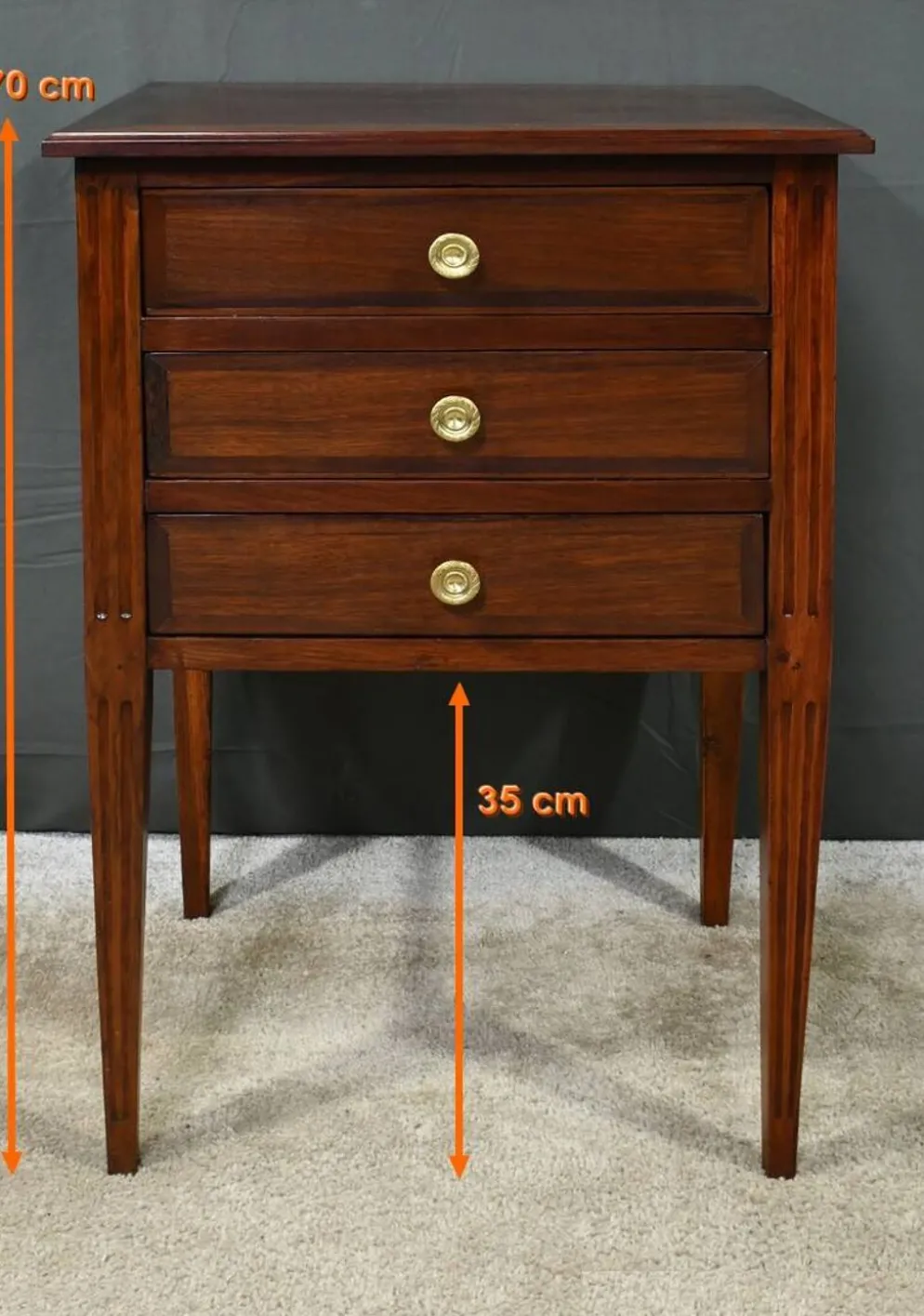 Chiffonnier en Acajou, époque Louis XVI – Fin XVIIIe