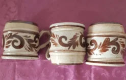 3 chopes a bière en grès , Henri Siegfried (Alsace)
