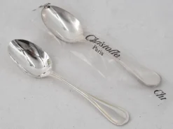 Christofle Albi, 12 cuillères à moka, café, 10 cm, métal argenté, excellent