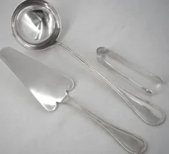 Christofle Albi lot 7 pièces service ragout salade pelle gateau pince sucre