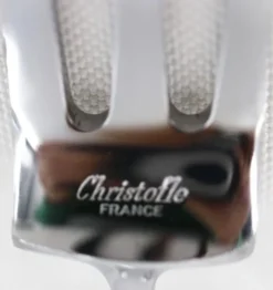 Christofle América Art Déco, service à découper, gigot, 2 pièces, métal argenté.