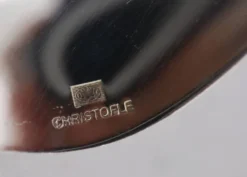 Christofle Aria 10 cuillères thé, café 13,5cm, excellent état métal argenté