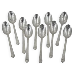 Christofle Aria 10 cuillères thé, café 13,5cm, excellent état métal argenté