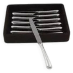 Christofle Baguette, 12 couteaux à entremets, dessert, fromage en parfait état.