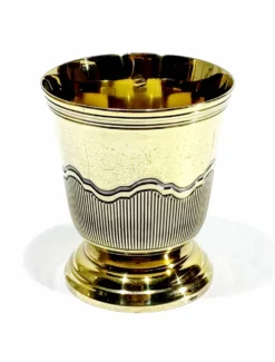 Christofle - Coquetier en vermeil