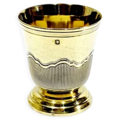 Christofle - Coquetier en vermeil
